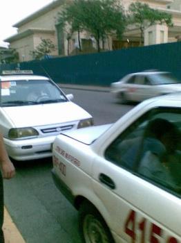 taxi units - taxis queuing for passengers