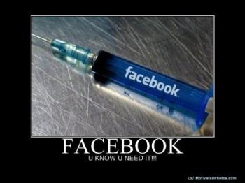 Facebook Syringe - Addicted is not even the word!