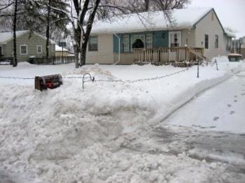 Christmas Day 2009 - My yard on 12-25-09. There's roughly about 2 feet on the ground in this shot. Christmas Day 2009 - My yard on 12-25-09. There's roughly about 2 feet on the ground in this shot.