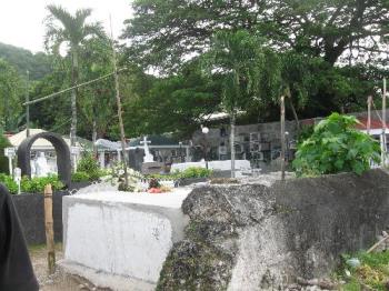 cemetery - a public cemetery in one of the towns in our island