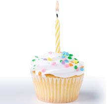 Birthday cake - Birthday cupcake MyPoints sent me.