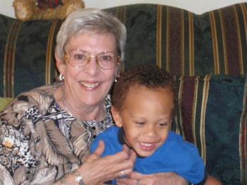 Dylan and GiGi - GiGi is their name for Great-Grandmother