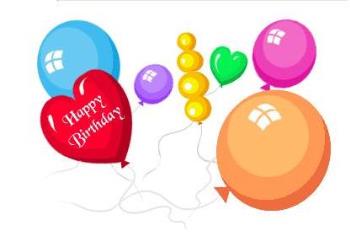 Happy Birthday to you!! - Hope those balloons put a smile on your face on this special day!