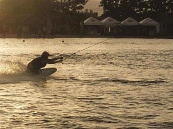 My first wakeboarding experience - That was in CWC when I tried wakeboarding for the first time. 