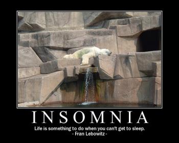 Insomnia - Life is something to do when you can&#039;t go to sleep.