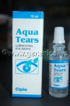 Eye drops - Aqua tears are safe for use to moist ones eyes specially in the dry weather.