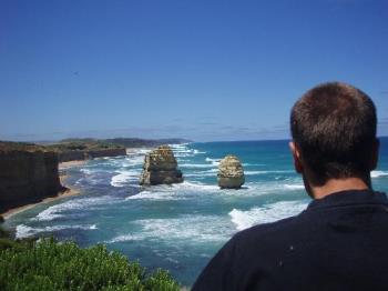 The back of my head - The 12 Apostles, Great Ocean Road, Victoria, Australia