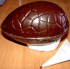 Home made chocolate egg - Made in Italy