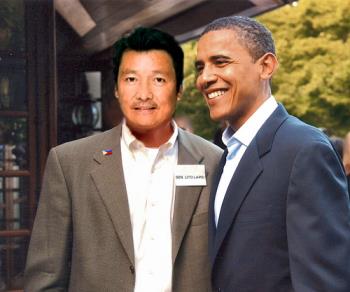 finally lapid&#039;s dream came true - crop picture of shi*nator lapid and obama
