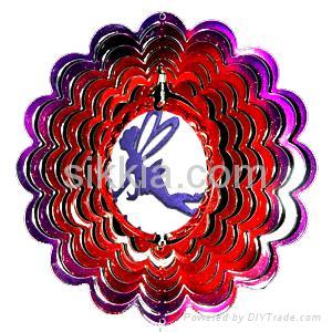 Wind Spinner - Mine has a Hummingbird in the center.