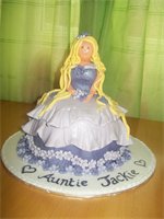 Barbie/Princess cake - This is a Barbie/Princess cake from Helen