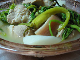 pork sinigang - ooohhh,i loved pork sinigang!
craving for it now! :D