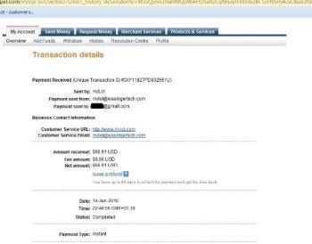 MyLot Payment Proof - My First ever Payment from myLot.

Thank you, admin