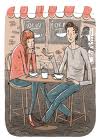 First date - Having coffee or simple lunch out is nice for a first date.