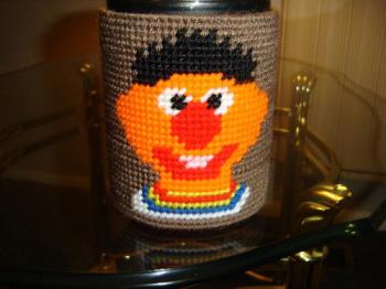 Ernie Bank - Made with plastic canvas. Sorry the photo is a little dark.
