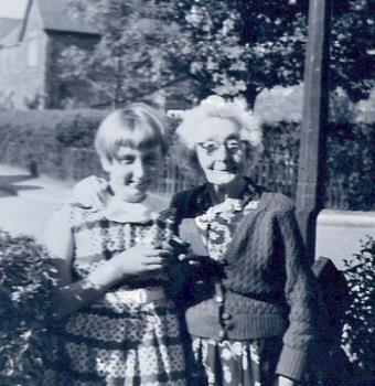 Me and my first tortoise - 50 years ago me and my gran with my tortoise