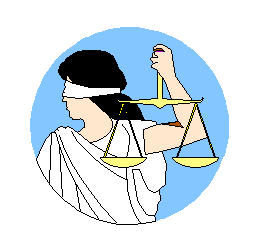 Lady with a balance - This is a picture showing justice without bias.