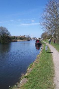 My daily walk - This is the tow path that I walk along everyday