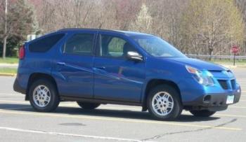 My Aztek Crikey - my 2004 electric blue Pontiac Aztek 