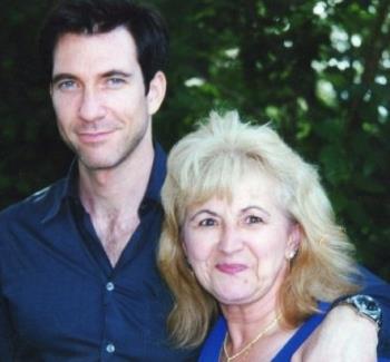 My Mom and Dylan Mcdermott - Dylan McDermott and My mother.