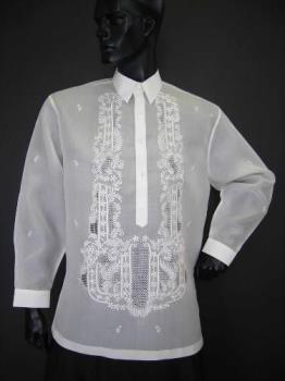 Barong Tagalog - Filipino National Dress for men called Barong Tagalog