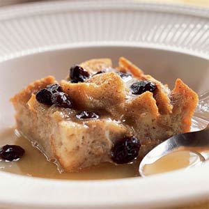 bread pudding - This is a delicious slice of homemade honest to goodness bread pudding