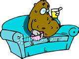 Couch potato - Some times it suits to be a couch potato