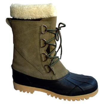 Snow Boots - Brown and black snow boots.