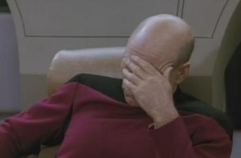 Facepalm - When words fail to display the amount of disappointment. Facepalm - When words fail to display the amount of disappointment.