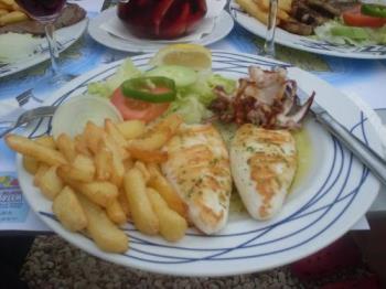 Grilled Squid - My favourite food in Menorca!!