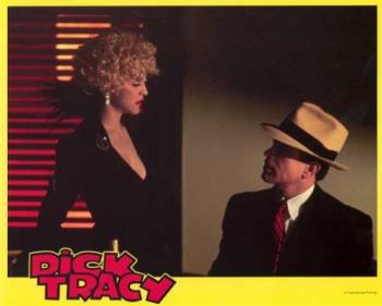 Picture from "DICKTRACY" movie - Madonna and Warren Beatty in "DICKTRACY"