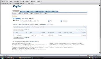 myLot payment - This is the screen shot of my paypal account of Oct 2010. 