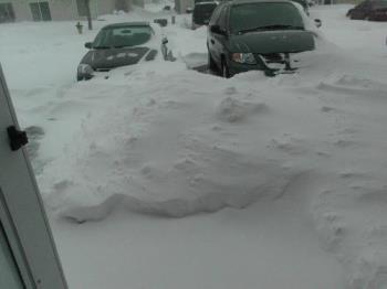MN Blizzard - This photo was taken in the afternoon the day of the blizzard. MN Blizzard - This photo was taken in the afternoon the day of the blizzard.