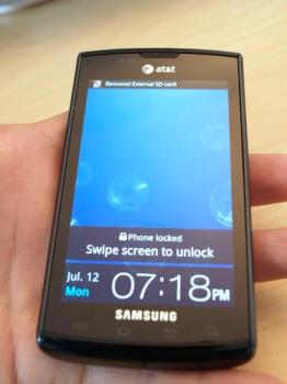 Samsung Captivate - My phone, I love it! It has replaced my Laptop