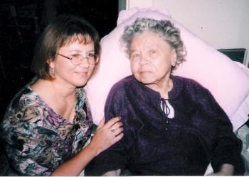 Mom and Me - Photo taken Sunday, Oct. 24, 1999, two days before her 80th birthday.
