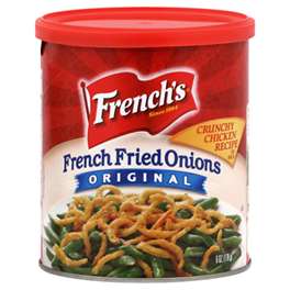 French Fried Onions - The recipe is on the container