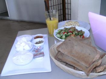 Typical Israeli breakfast - This is a pic of a typical Israeli breakfast. I had this last weekend!