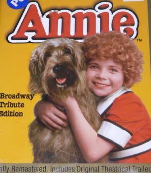 annie - Part of the cover on the vhs tape I borrowed from the library.