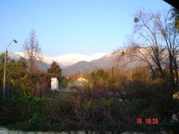 The Andes mountains near Santiago, Chile - This is a picture I took from my house. When Winter starts, the Andes turn white. It is awesome.
