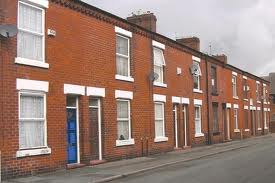 An example of terraced housing, UK - Typical terraced housing,UK An example of terraced housing, UK - Typical terraced housing,UK