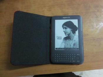Kindle - My Amazon Kindle before my daughter broke the cover attachment