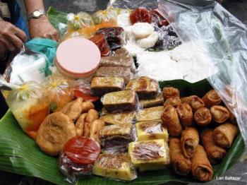 kakanin - some street food in bilao