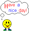 wish u a nice day - have a nice day