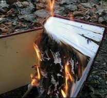 Burning books to spread hatred message is stupid1 - Instead of spreading peace they spread hatred and encourage terrosim.