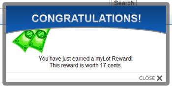 Reward from myLot - This is my 10th Reward since 20th Feb 2011.

It pays to use the myLot Search.