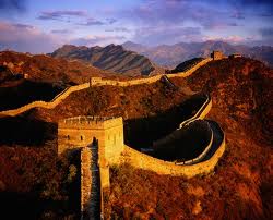 Great wall of china can be seen in space. - One few human made structure can only be seen in space.