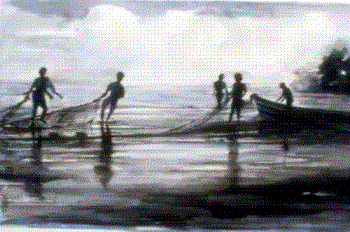 fisher men - fisher men, water color, arle rambabu