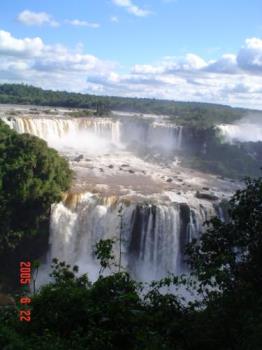 Iguacu Falls at Brasil. - This picture was taken in hte brasilian part of the falls.