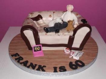 60th birthday cake - A cake for a 60 year old man