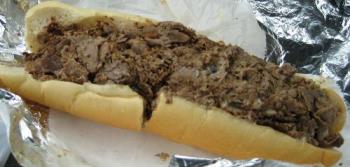 Cheesesteak - A Cheesesteak up close! Cheesesteak - A Cheesesteak up close!